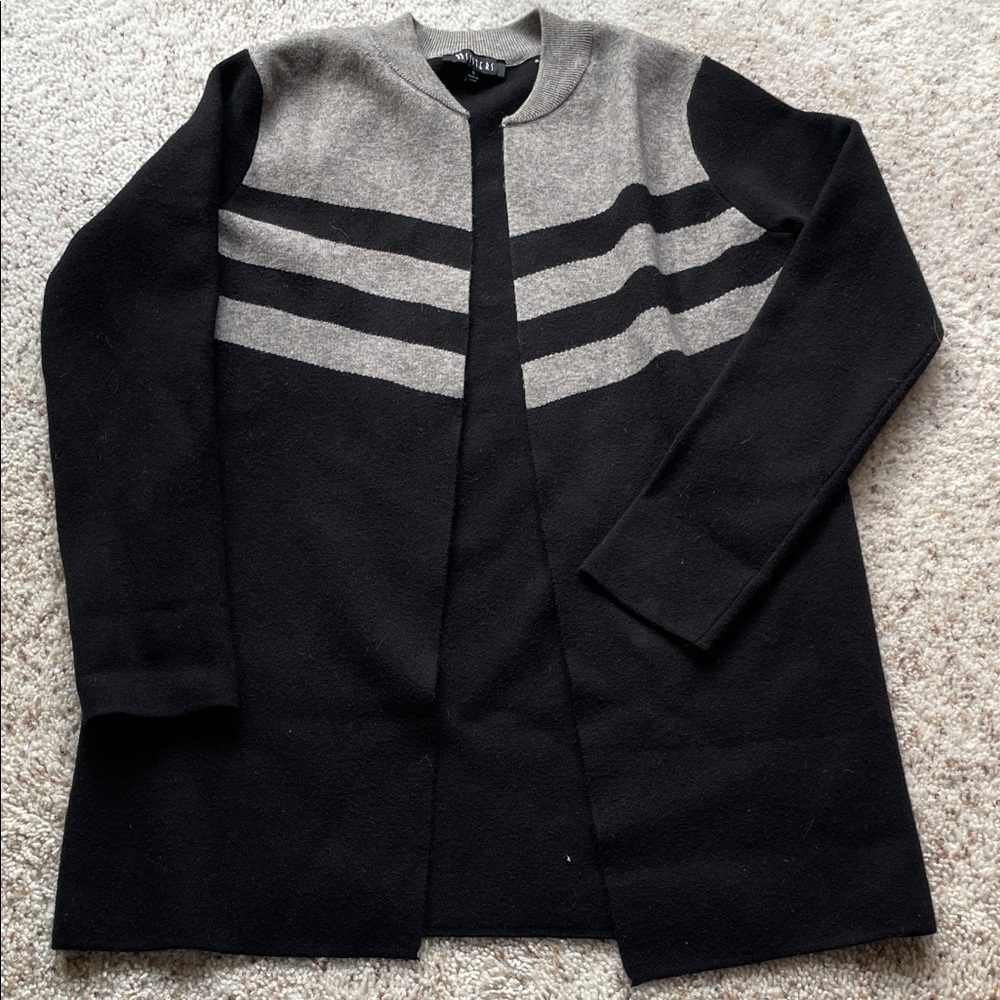 Sisters Black and Gray Cardigan